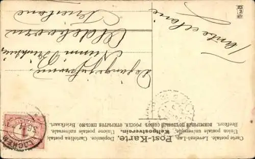 Präge Ak Frohe Pfingsten, Vogelhaus, Schwalben