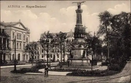 Ak Hamburg Altona, Siegesdenkmal