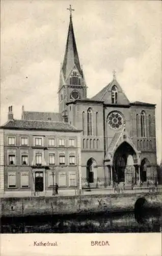 Ak Breda Nordbrabant Niederlande, Kathedrale