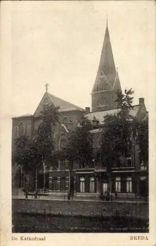 Ak Breda Nordbrabant Niederlande, Kathedrale