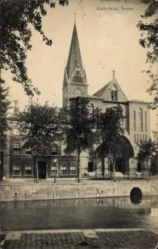 Ak Breda Nordbrabant Niederlande, Kathedrale