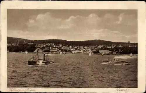 Ak Sassnitz auf der Insel Rügen, am Strand, Boote, Ufer