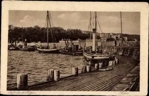 Ak Sassnitz auf Rügen, Hafen