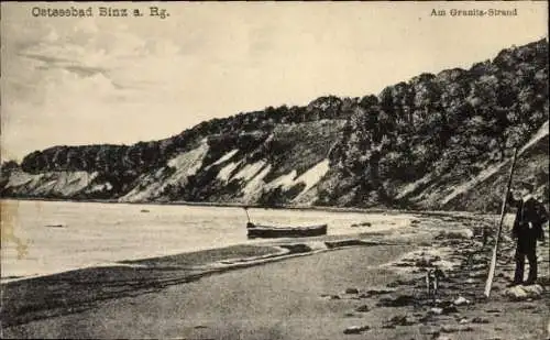 Ak Seebad Binz auf Rügen, Granitz-Strand