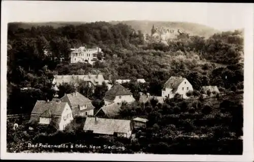 Ak Bad Freienwalde an der Oder, Neue Siedlung, Gasthof Grünne Tanne