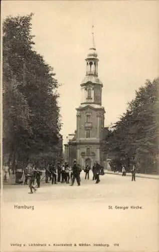 Ak Hamburg Mitte St. Georg, St. Georger Kirche