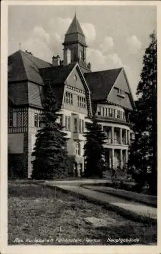 Ak Falkenstein Königstein im Taunus,  Res. Kurlazarett, Hauptgebäude