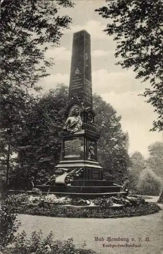 Ak Bad Homburg vor der Höhe Hessen, Landgrafen Denkmal