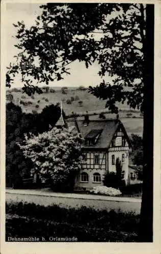 Ak Dehnamühle Eichenberg bei Jena Thüringen, Gasthaus