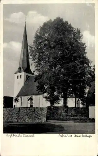 Ak Ferndorf Kreuztal in Westfalen, Evangelische Kirche