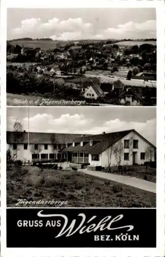 Ak Wiehl im Oberbergischen Kreis, Jugendherberge, Aussicht