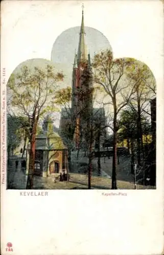 Ak Kevelaer am Niederrhein, Kapellen-Platz, Kirchturm, Kapelle