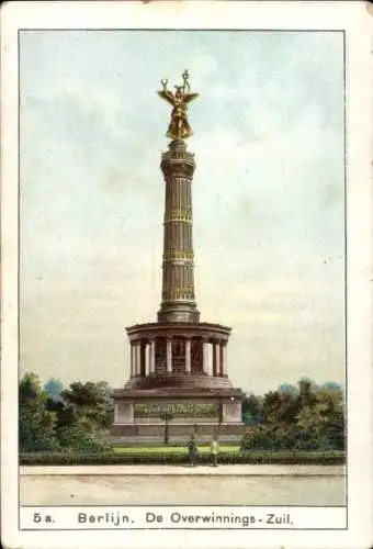 Ak Berlin Charlottenburg, Die Siegessäule in Berlin.