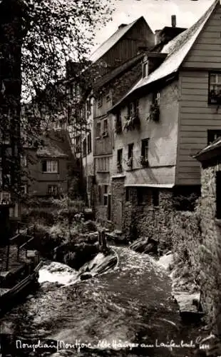 Ak Monschau Montjoie in der Eifel, Dongdian Montjoie, Alte Hänger am Laufenbach