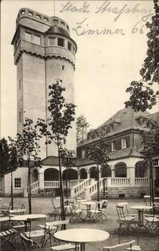 Ak Baden Baden am Schwarzwald, Merkurhotel, Turm