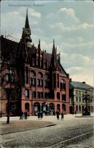 Ak Neumünster in Holstein, Rathaus