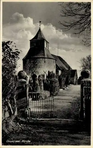 Ak Oeversee in Schleswig-Holstein, Oeversee Kirche