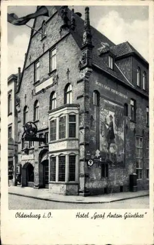 Ak Oldenburg im Großherzogtum Oldenburg, Hotel Graf Anton Günther