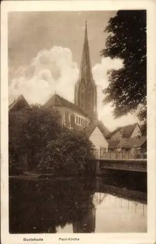 Ak Buxtehude in Niedersachsen,  Petri-Kirche