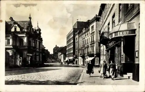 Ak Teplice Teplitz Region Aussig, Masarykova Straße