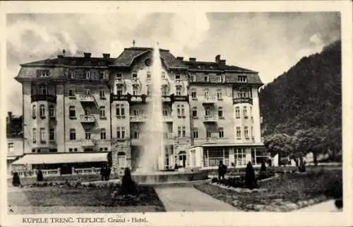 Ak Teplice Teplitz Region Aussig, Grand Hotel