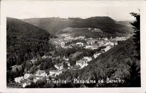 Ak Teplice Teplitz Region Aussig,  Panorama vom Baračka