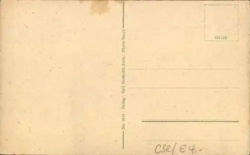 Ak Tobadill Tirol, Kirche und Pfarrhaus