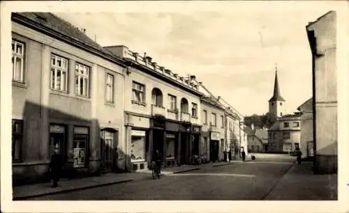 Ak Třešť Triesch Region Hochland, Nádražní  Straße