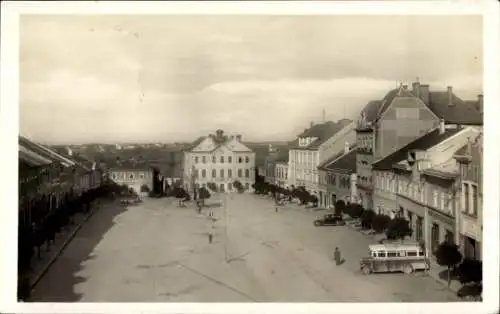 Ak Bystřice nad Pernštejnem Bistritz ob Pernstein Region Hochland, Gesamtansicht