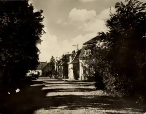 Ak Suchdol nad Odrou Zauchtel Mährisch Schlesien, Straßenansicht