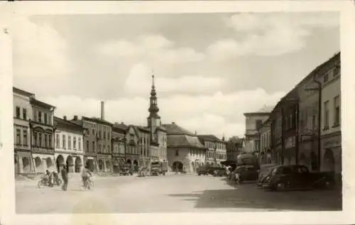 Ak Svitavy Zwittau Region Pardubice, Straßenansicht