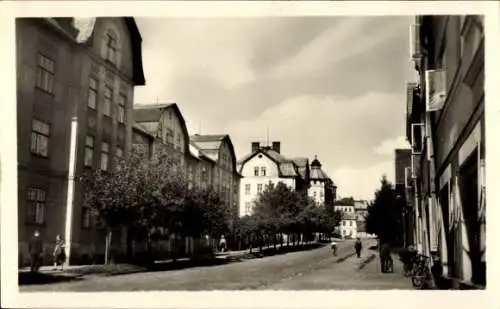 Ak Rýmařov Römerstadt Mährisch Schlesien, Straße