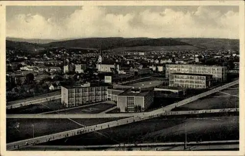 Ak Zlín Gottwaldov in Mähren Region Zlin, Gesamtansicht