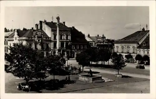 Ak Žamberk Senftenberg Region Pardubice, Gesamtansicht