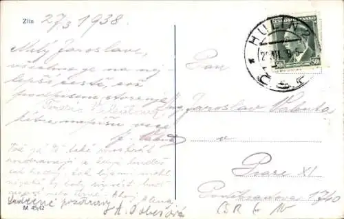 Ak Zlín Gottwaldov in Mähren Region Zlin, Gesamtansicht