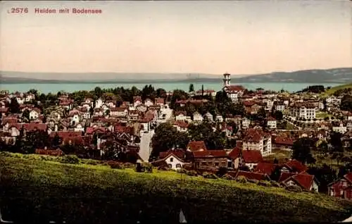 Ak Heiden Kanton Appenzell Außerrhoden, Bodensee, Ortsansicht