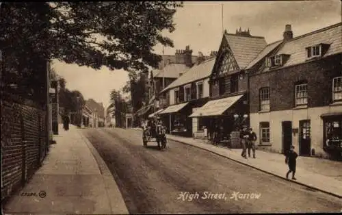 Ak Harrow London England, High Street