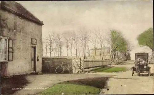 Ak Hornsea Yorkshire England, Mappleton, Cliff Lane