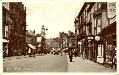 Ak Lincoln Lincolnshire England, High Street