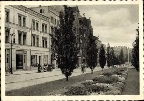 Ak Poznań Posen, Wilhelmstraße, Geschäfte