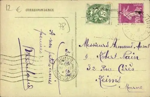 Ak Maisons Laffitte Yvelines, Pferderennbahn, Zuschauertribüne