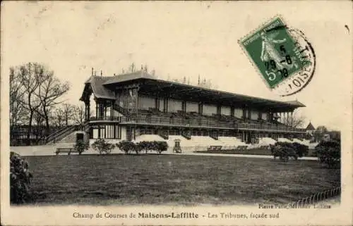 Ak Maisons Laffitte Yvelines, Champ de Courses, Les Tribunes