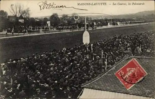 CPA Maisons Laffitte Yvelines, La Course, les Pelousards