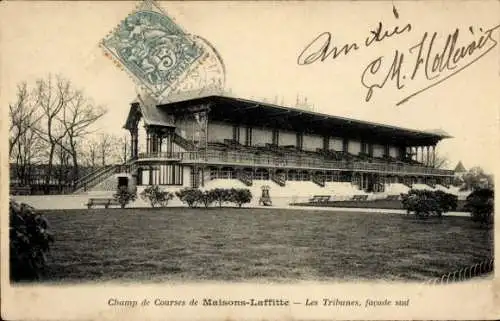 Ak Maisons Laffitte Yvelines, Champ de Courses, Les Tribunes