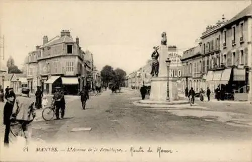 Ak Mantes Yvelines, Avenue de la Republique