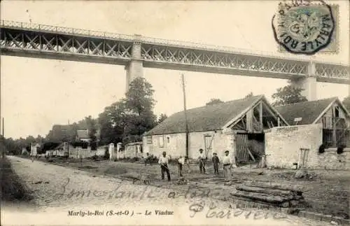 Ak Marly le Roi Yvelines, Le Viaduc