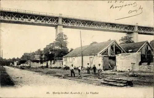 Ak Marly le Roi Yvelines, Le Viaduc