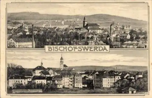 Ak Bischofswerda in Sachsen, Panorama