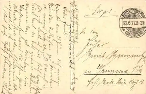 Ak Bischofswerda in Sachsen, Panorama