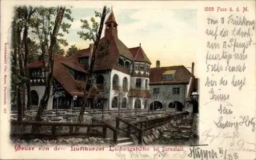 Ak Ludwigshöhe in Rheinland Pfalz, Luftkurort Ludwigshöhe, historisches Gebäude, Postkarte von...